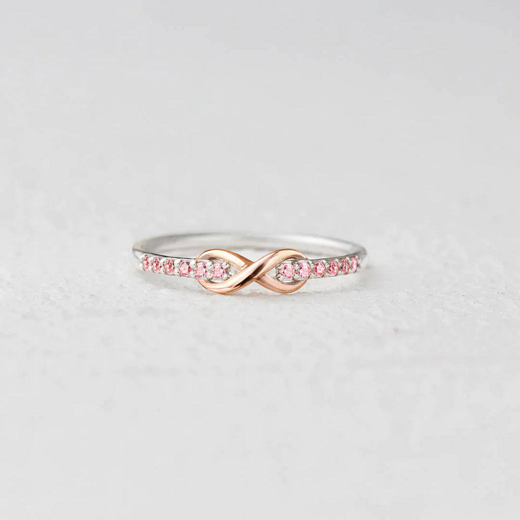 Thank You Mom Infinity Ring