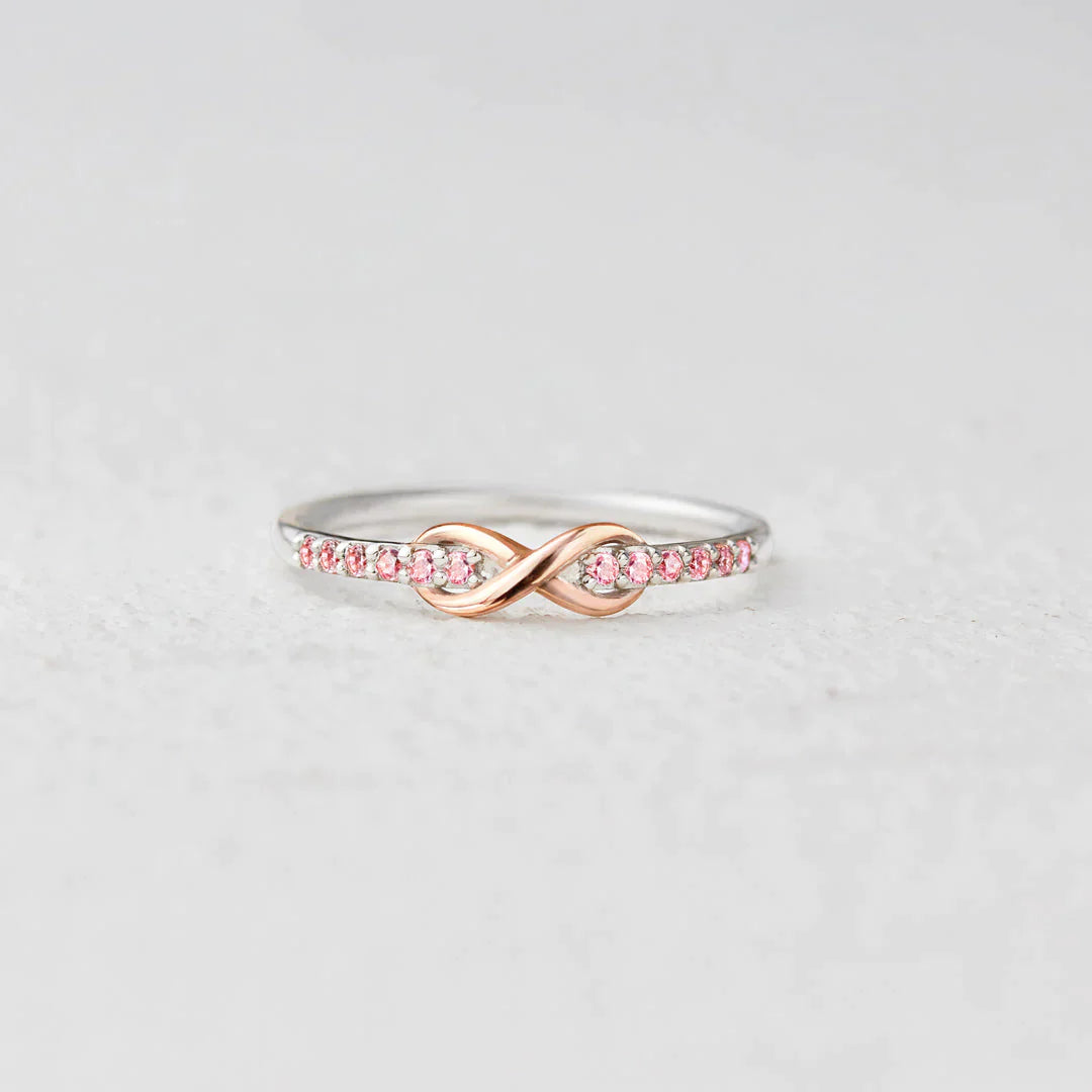 Thank You Mom Infinity Ring