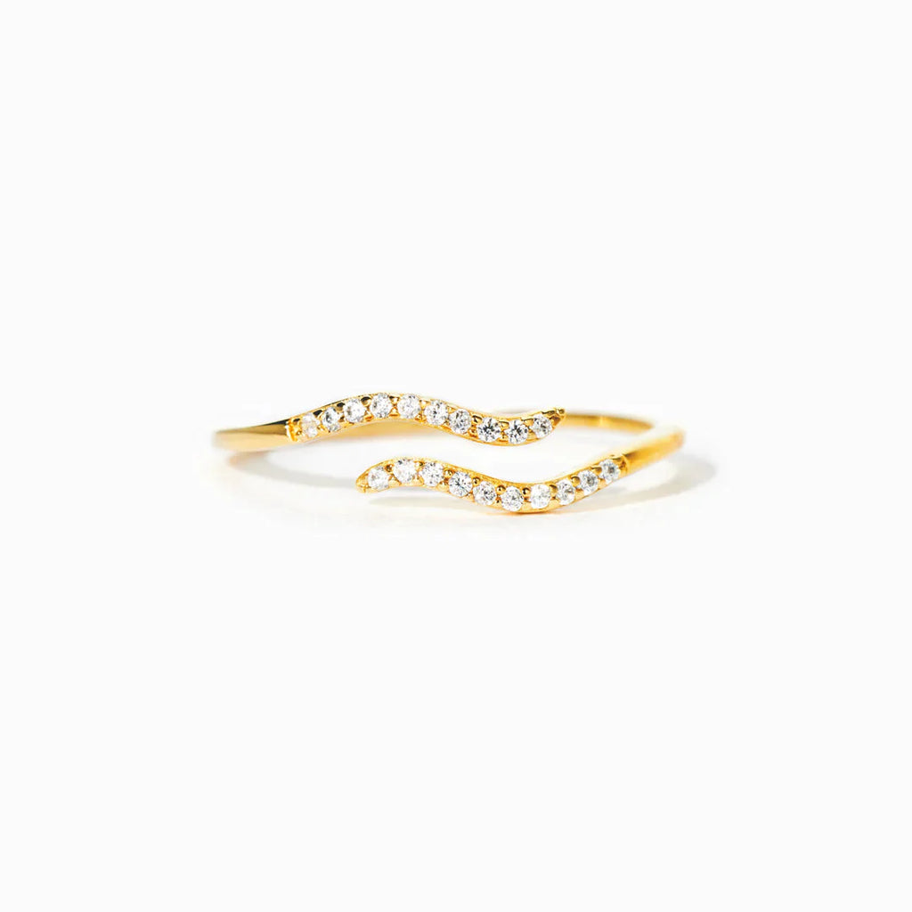 Stomy Sea Of Life Double Wave Ring
