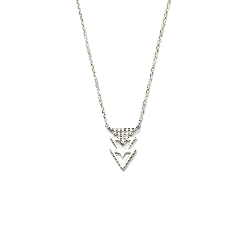 Tribe Triangles Necklace