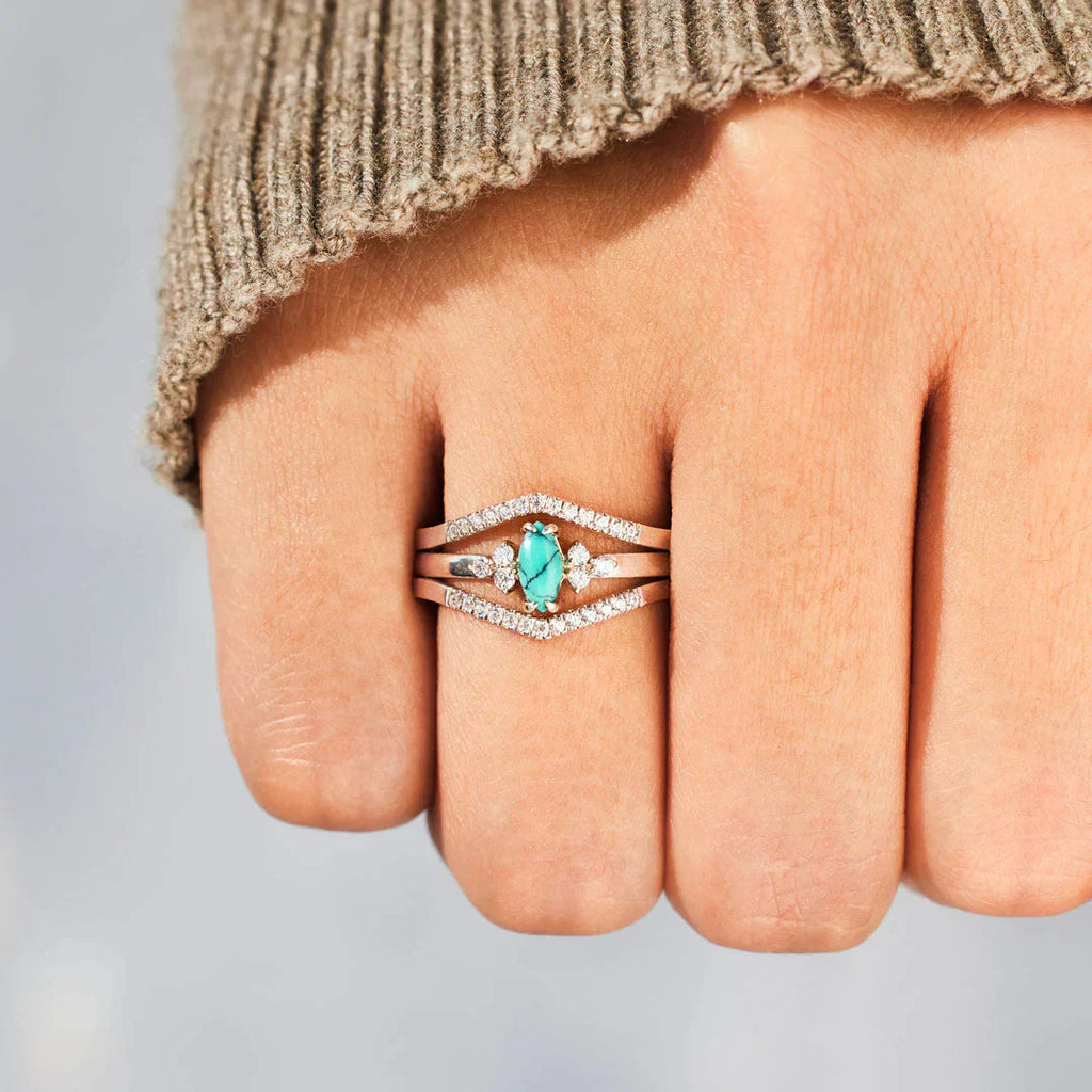 A Special One December Birthstone Stack Ring Set