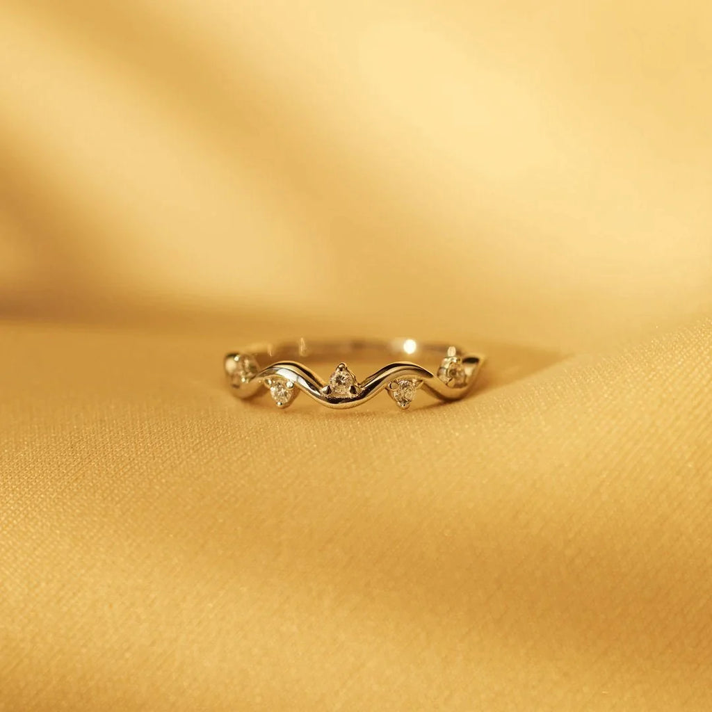 Thank You For Always Being By My Side Wave Ring