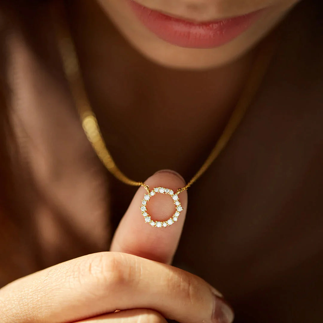 Open Circle Necklace