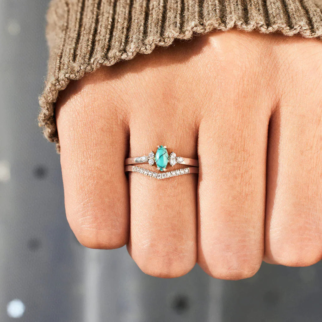 A Special One December Birthstone Stack Ring Set