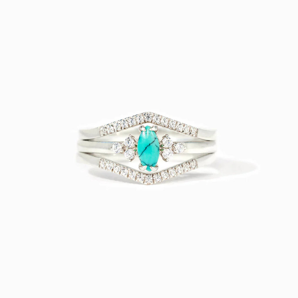 A Special One December Birthstone Stack Ring Set