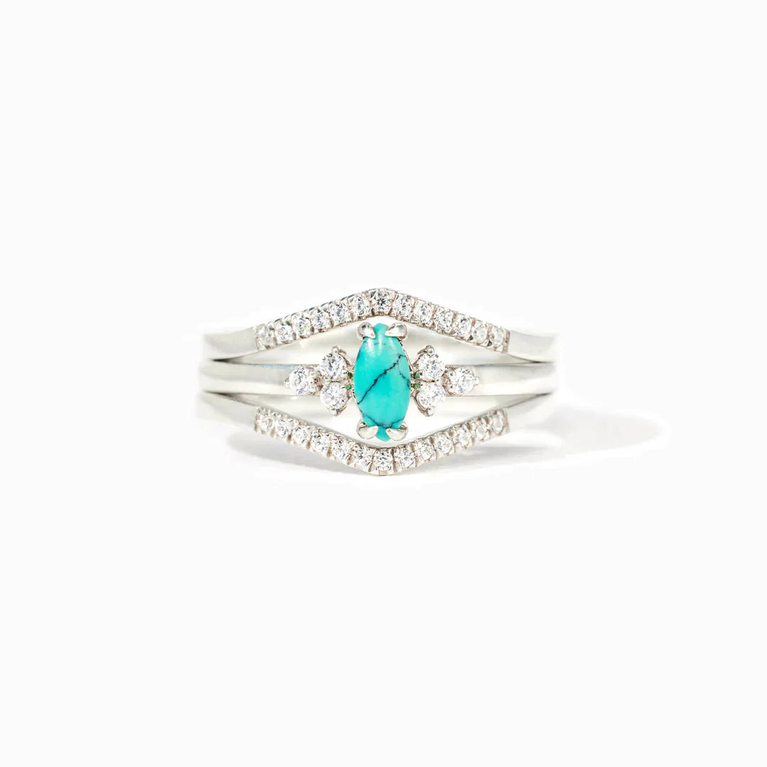 A Special One December Birthstone Stack Ring Set