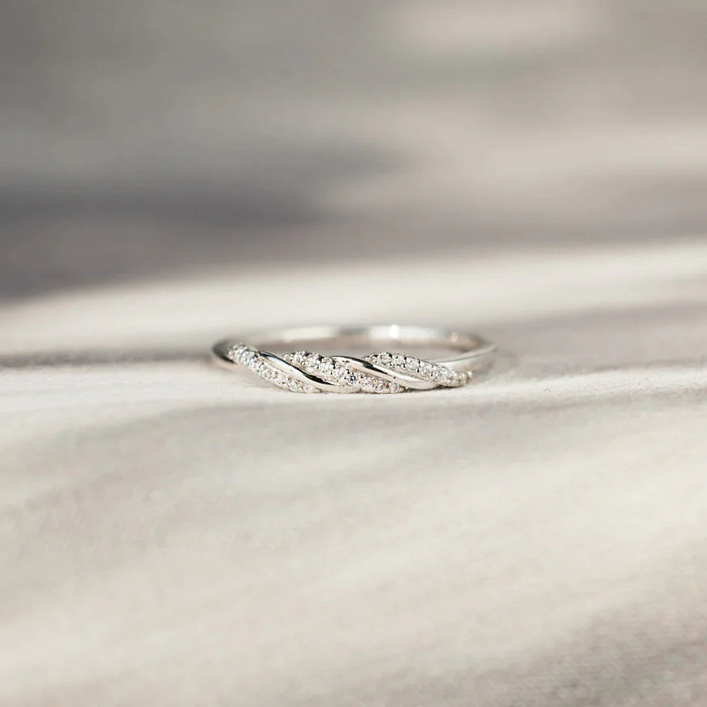 Through Every Twist And Turn Triple Spiral Ring