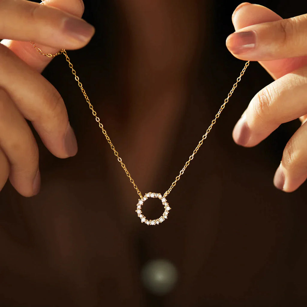 Open Circle Necklace