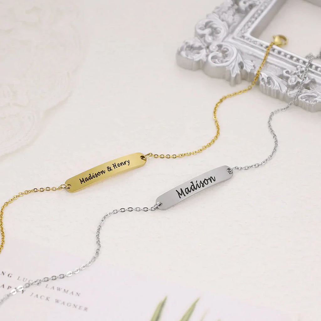 Personalized Name Anklet ID Bracelet Anklet for Women