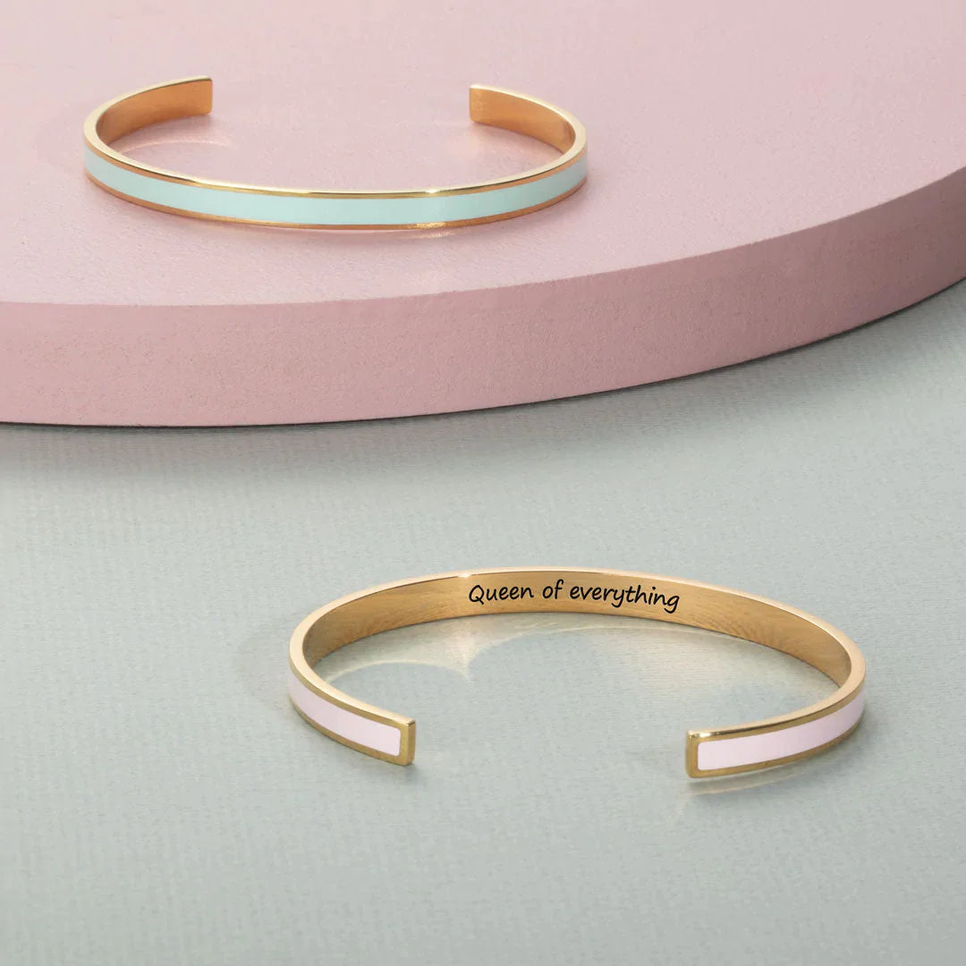 Meaningful Quotes Color Bangle
