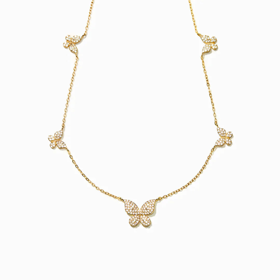 The Love A Mother Brings Butterfly Necklace