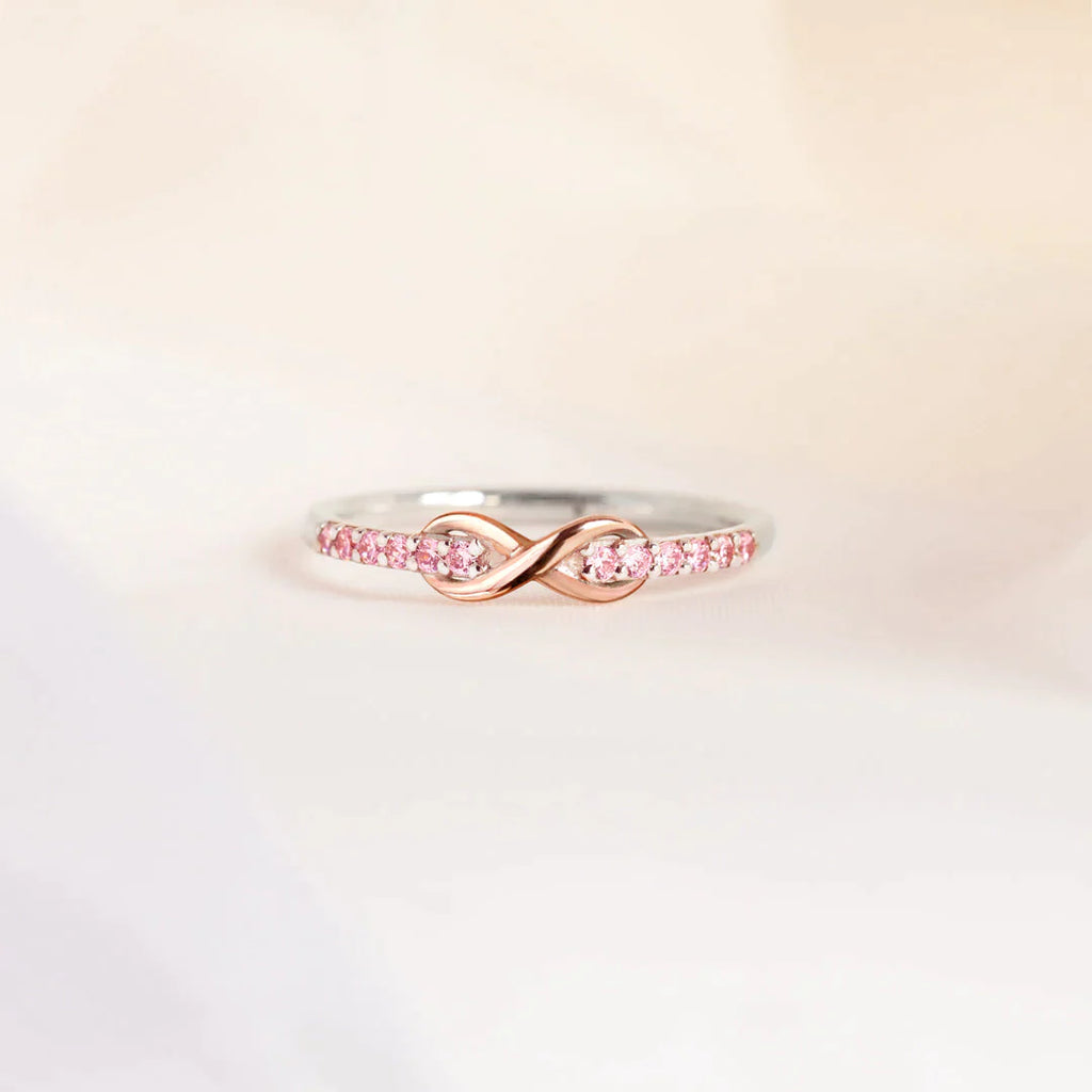 Thank You Mom Infinity Ring