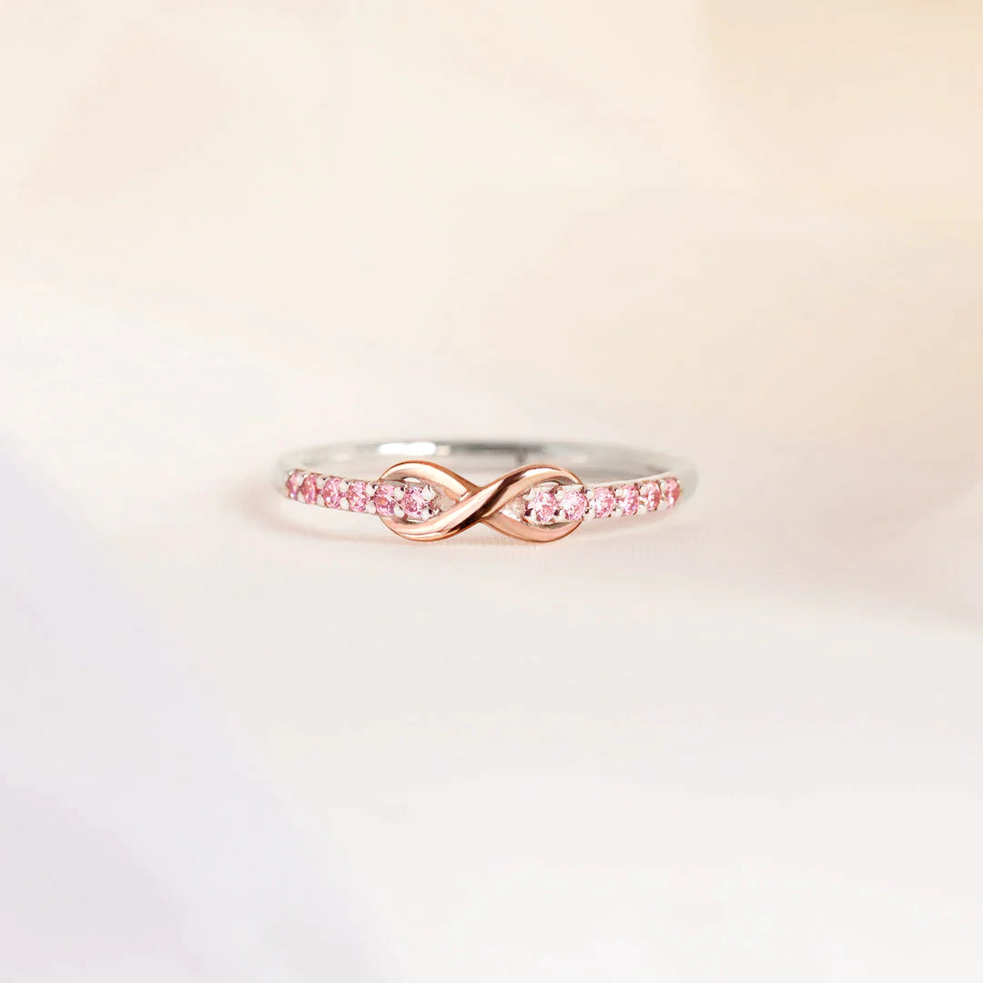 Thank You Mom Infinity Ring