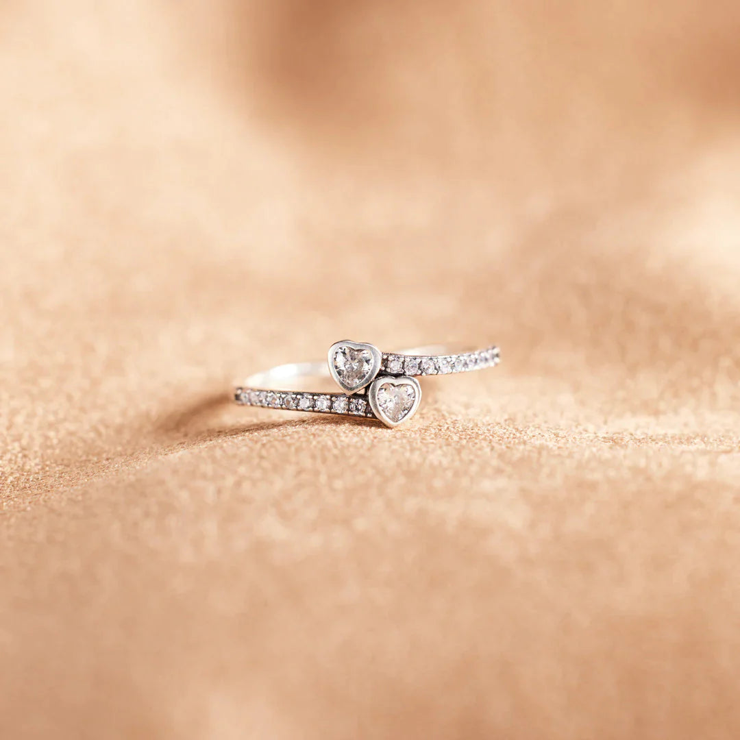 Your Heart Is Close To My Heart Two Heart Ring