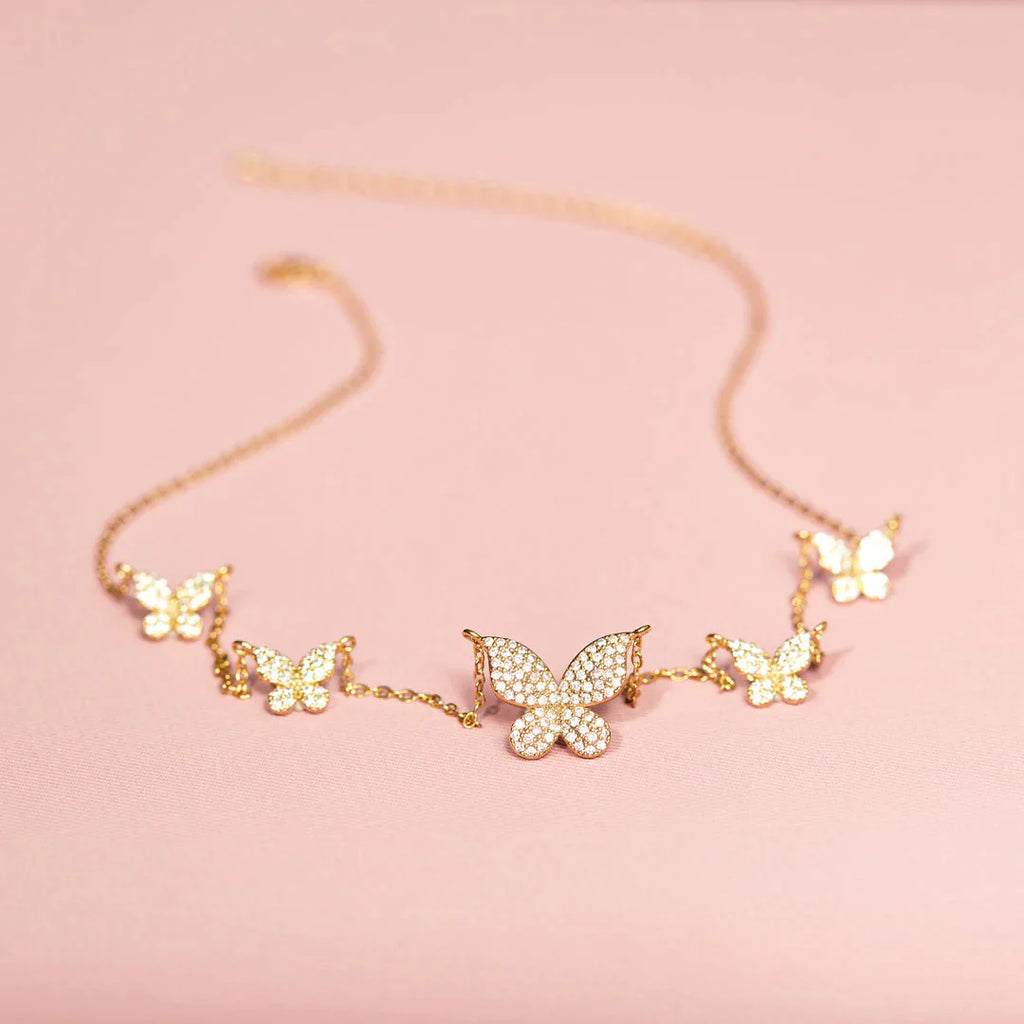 The Love A Mother Brings Butterfly Necklace