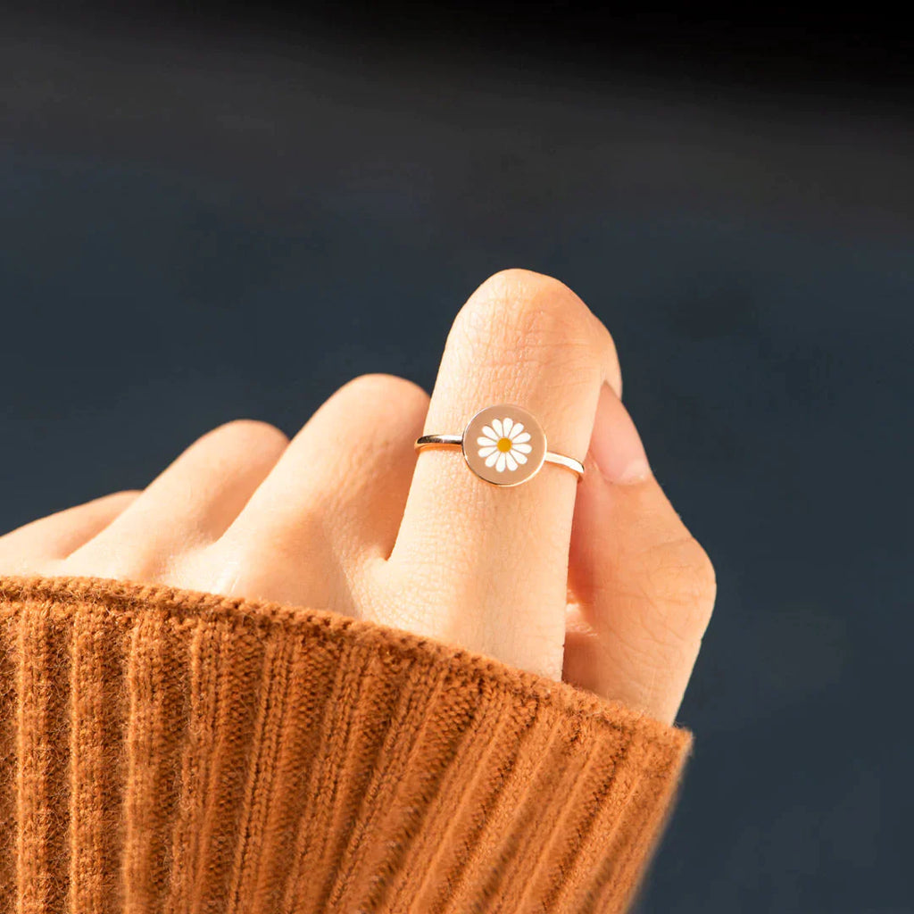 I Think About You Every Daisy Disk Ring