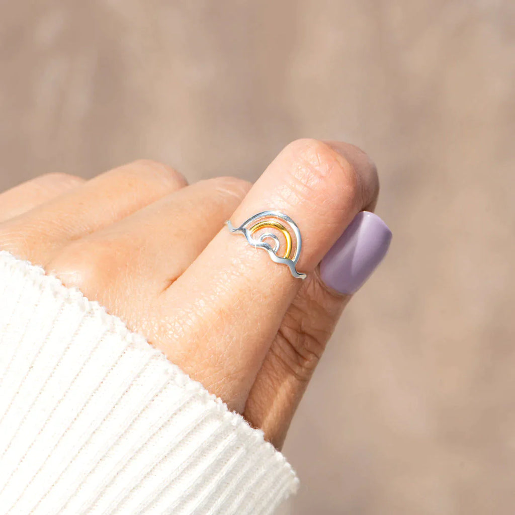 Mom You Are Like A Rainbow Arch Ring