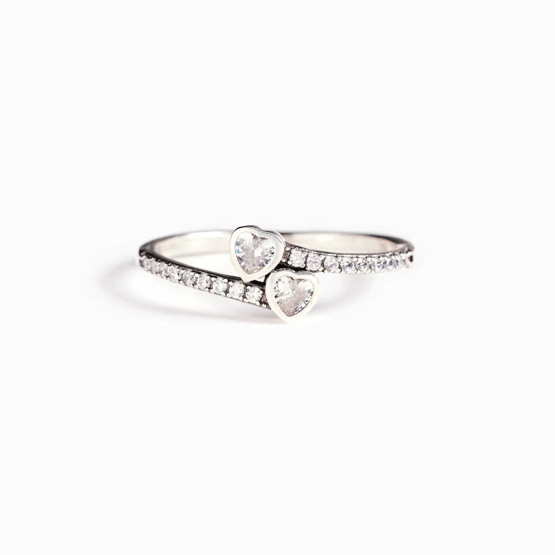 Your Heart Is Close To My Heart Two Heart Ring