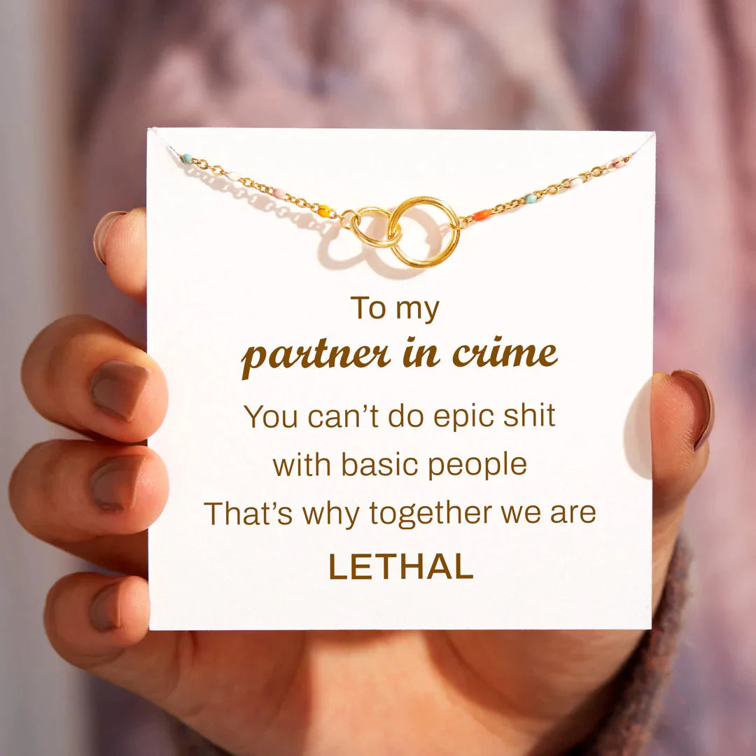 We Are Lethal Interlocking Bracelet